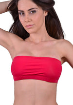 Seamless Strapless Lycra Bandeau Top – Multi-Color | Unlined