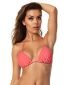 coral - Classic Tri Top - Padded full coverage