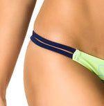 Teeny Thong Bikini Bottom – Skimpy Brazilian Cut, Double String Sides, black, Perfect for Tanning (Copy)