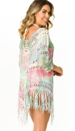 Light Green - Crochet Cover Up - 416