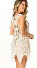 Ivory - Crochet Cover Up - 665