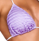 Crochet Purple - Triangle Top