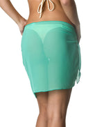 Tiffany - Solid Chiffon Short Sarong Cover UP