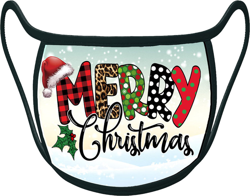 MERRY CHRISTMAS - HOLIDAY  Classic Face Mask With Pocket For Filter