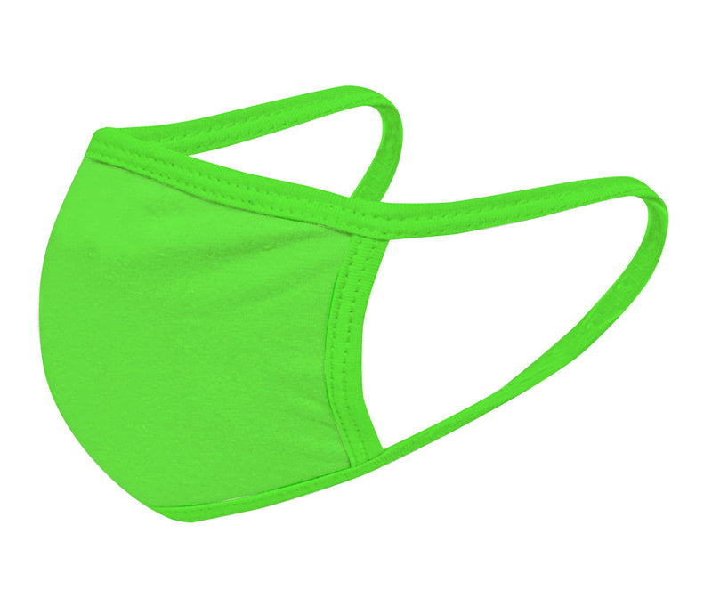 Neon Green FACE MASK - Comfortable Washable Unisex Mask