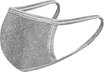 Silver - FACE MASK - With pocket for filter