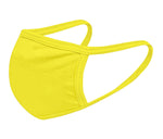 Neon Yellow FACE MASK - Comfortable Washable Unisex Mask